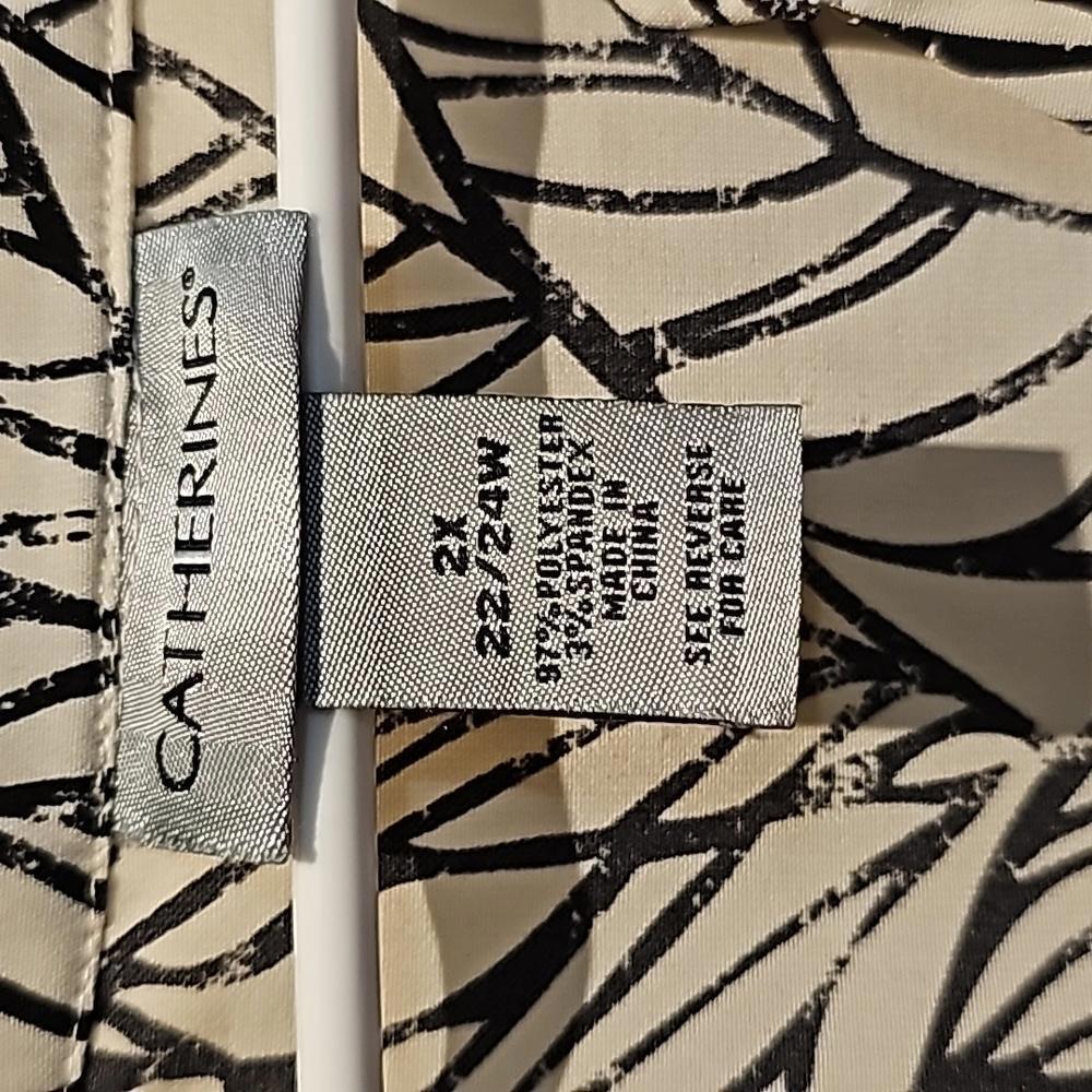 Catherine's Button Down Blouse Size 2x - image 2